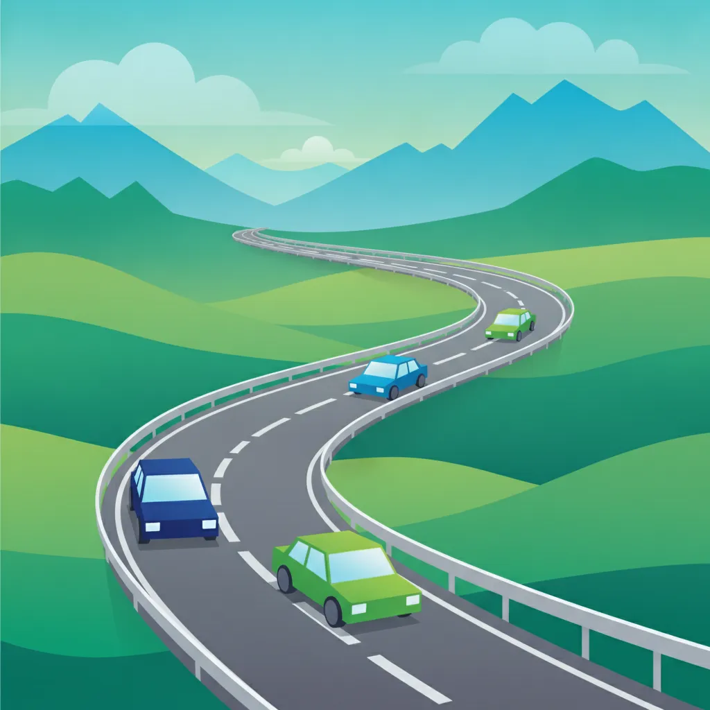 Illustration pour le sujet de théorie du permis Règles d'insertion dans la circulation pour les apprenants de Suisse