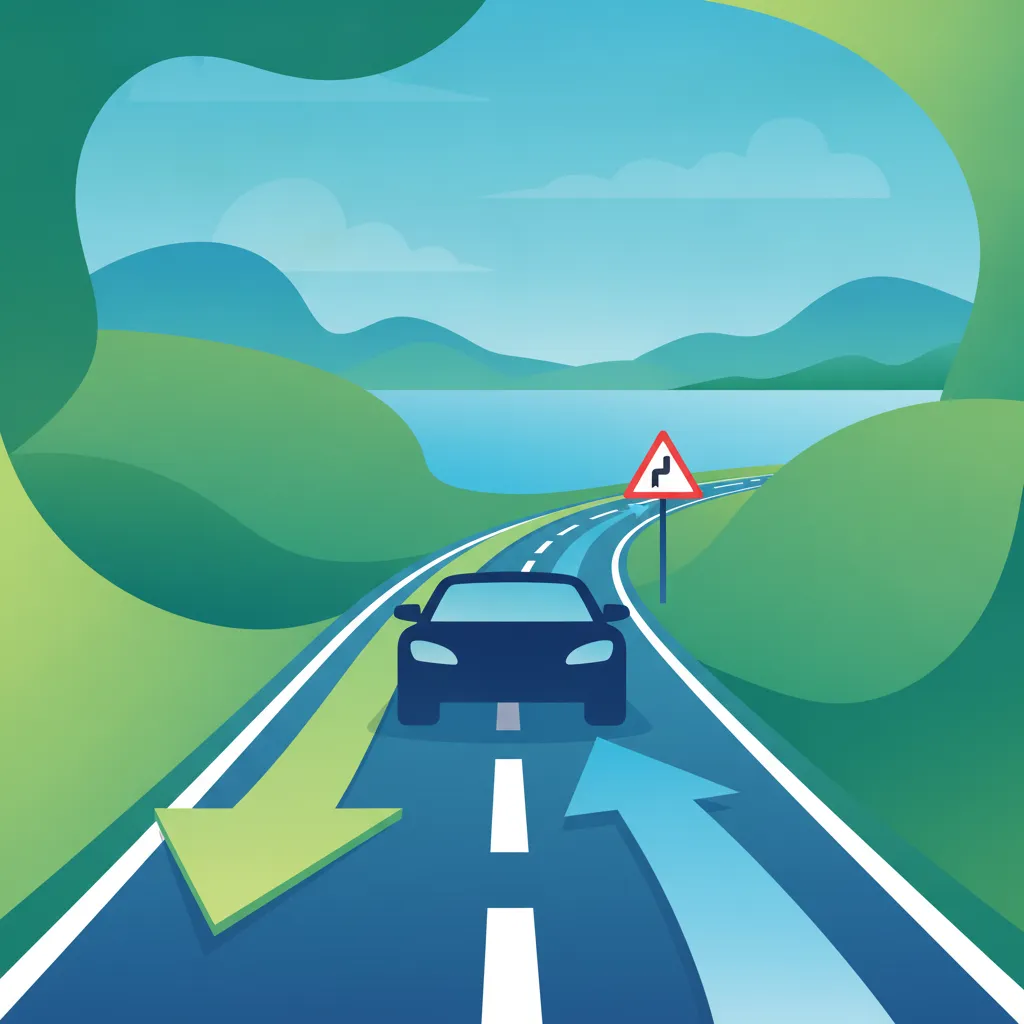 Illustration zum Theoriethema Anhalteweg