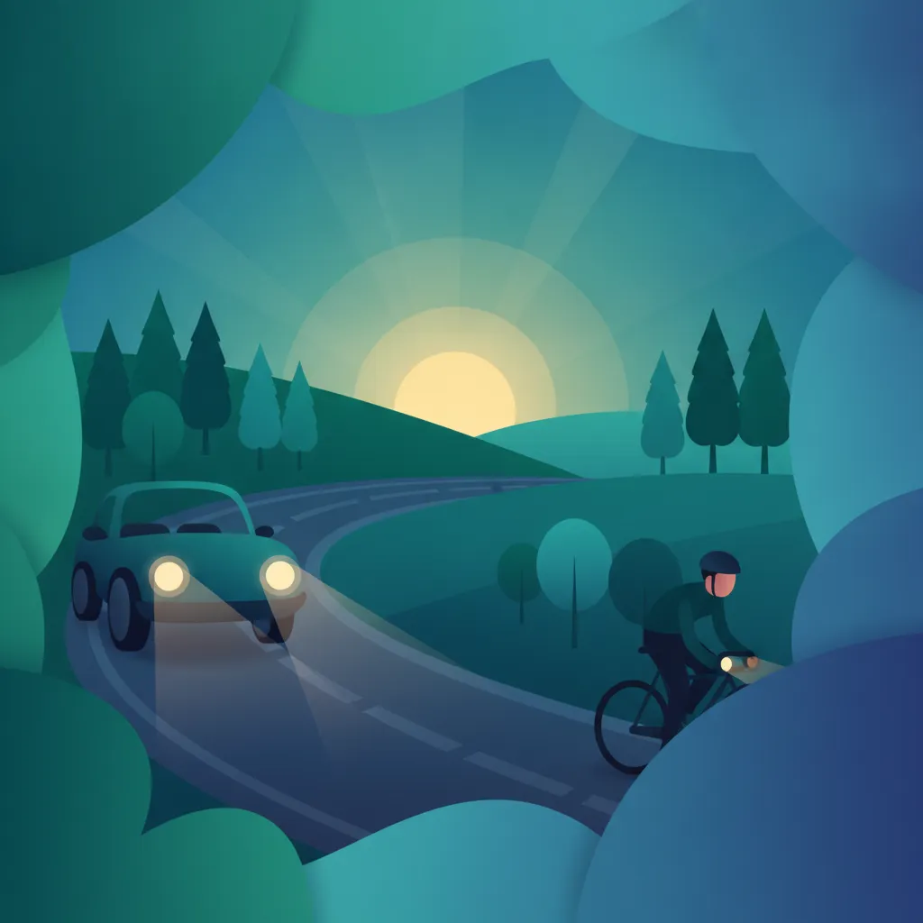 Ilustración del tema teórico Normas de Faros y Alumbrado del Vehículo