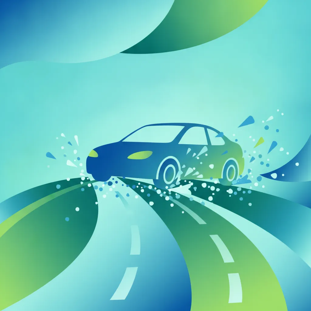 Ilustración del tema teórico Carreteras Resbaladizas y Tracción