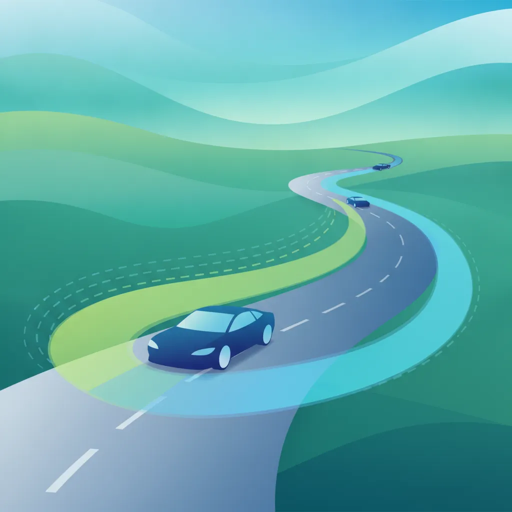 Illustration zum Theoriethema Geschwindigkeit & Anhalteweg