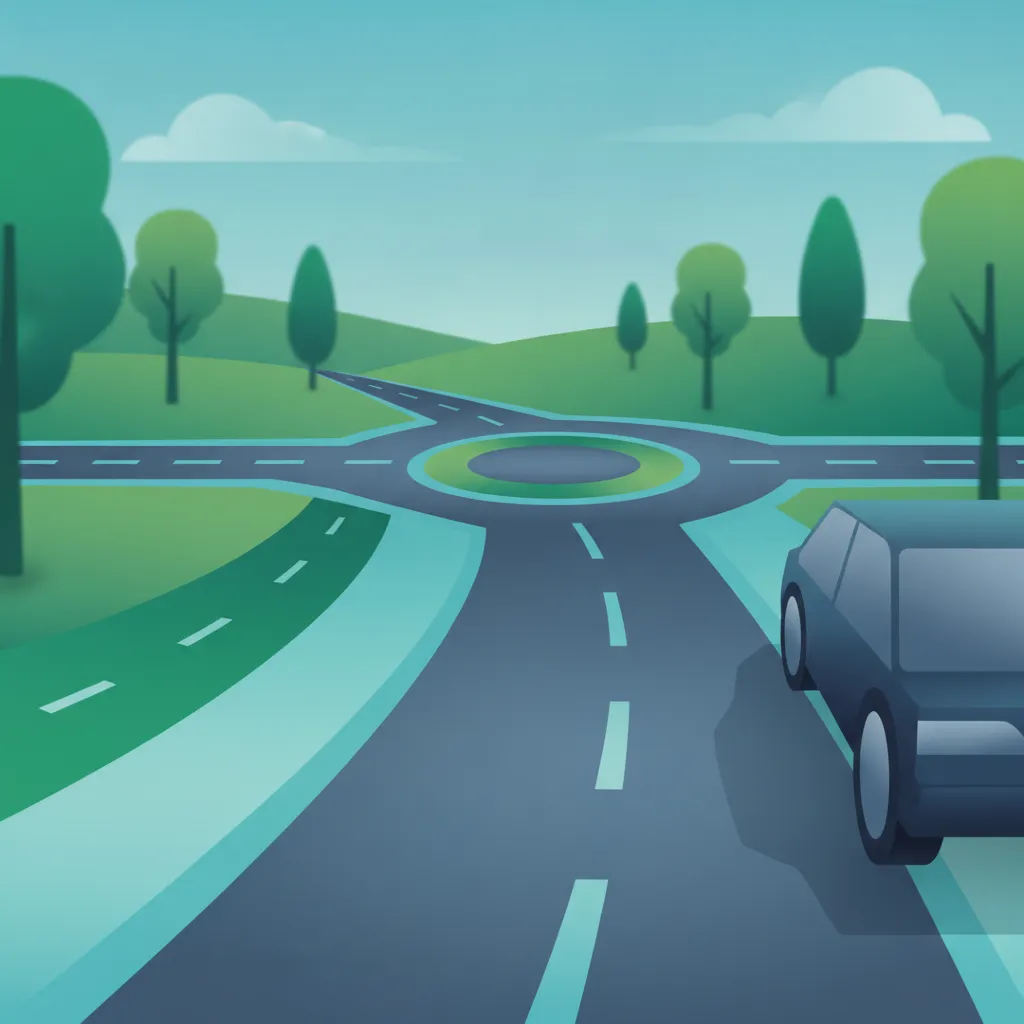 Illustration zum Thema Fahrtheorie Regeln für sicheres Parken für Lernende in Dänemark