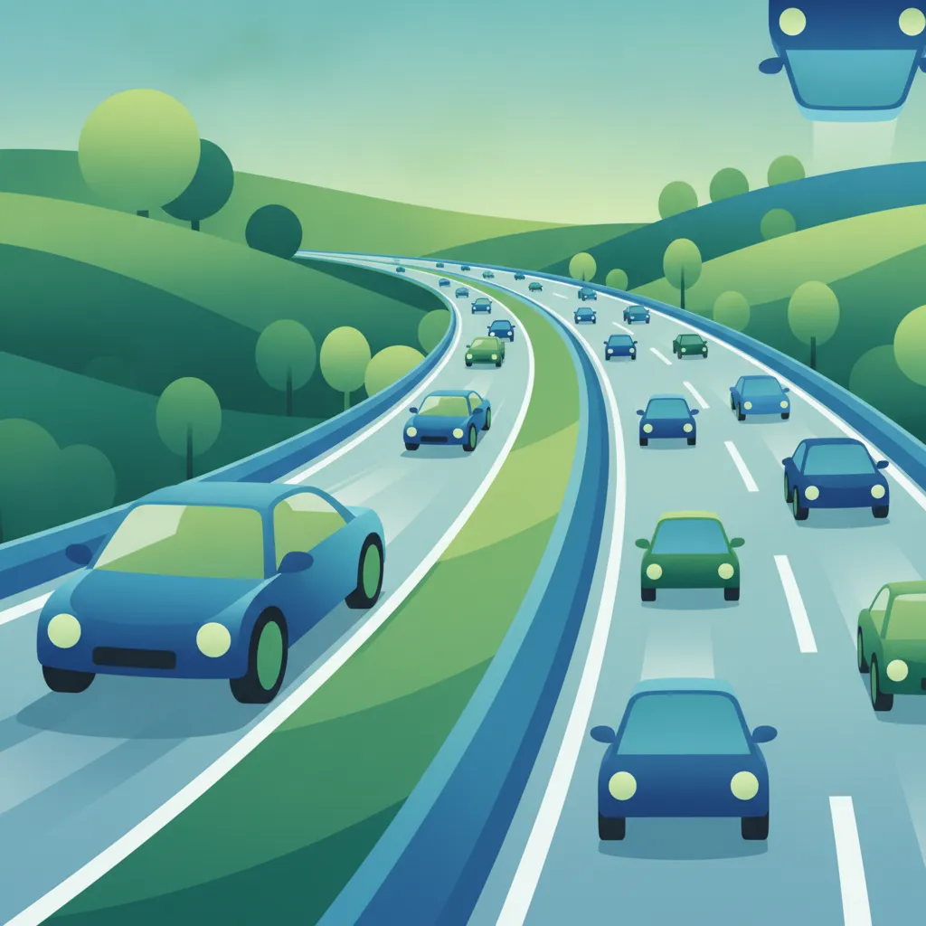 Illustration for the theory topic Motorway Entry Rules