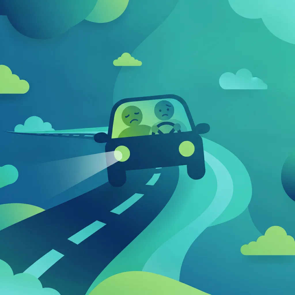 Illustration pour le sujet de théorie du permis Effets de l'alcool sur la conduite pour les apprenants de France