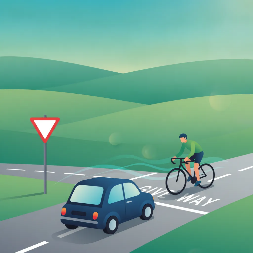 Ilustracja dla tematu teorii Zasady Udzielania Pierwszeństwa Przejazdu