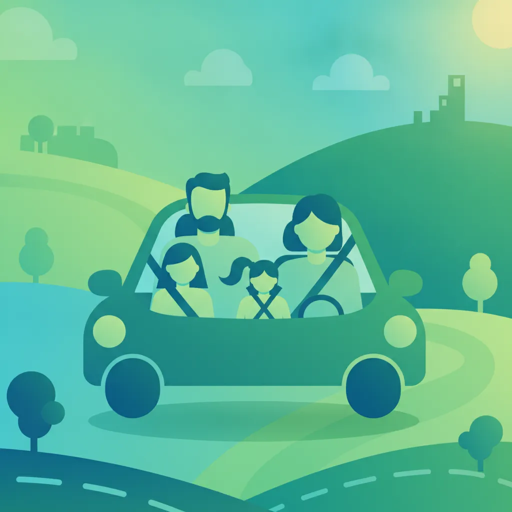 Ilustracja dla tematu teorii Przepisy dotyczące pasów bezpieczeństwa