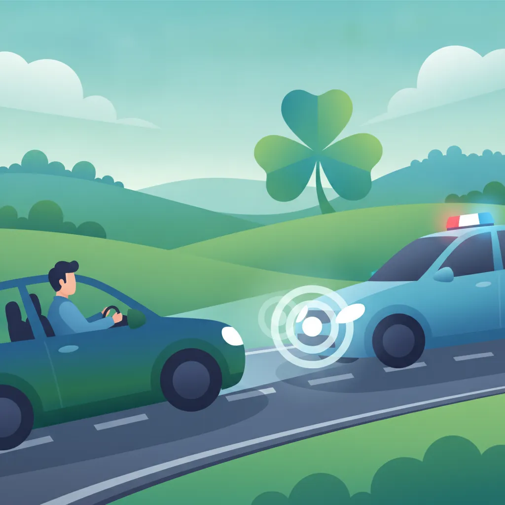 Illustration zum Theoriethema Vorfahrt für Einsatzfahrzeuge