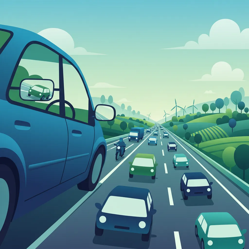 Illustration pour le sujet théorique Règles d'entrée sur autoroute