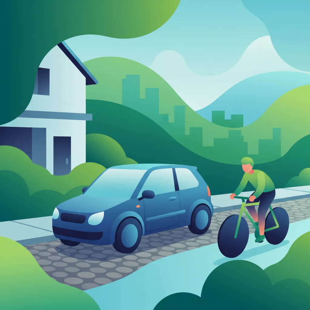 Illustration pour le sujet de théorie du permis Pratiques de stationnement sûres pour les apprenants de Pologne