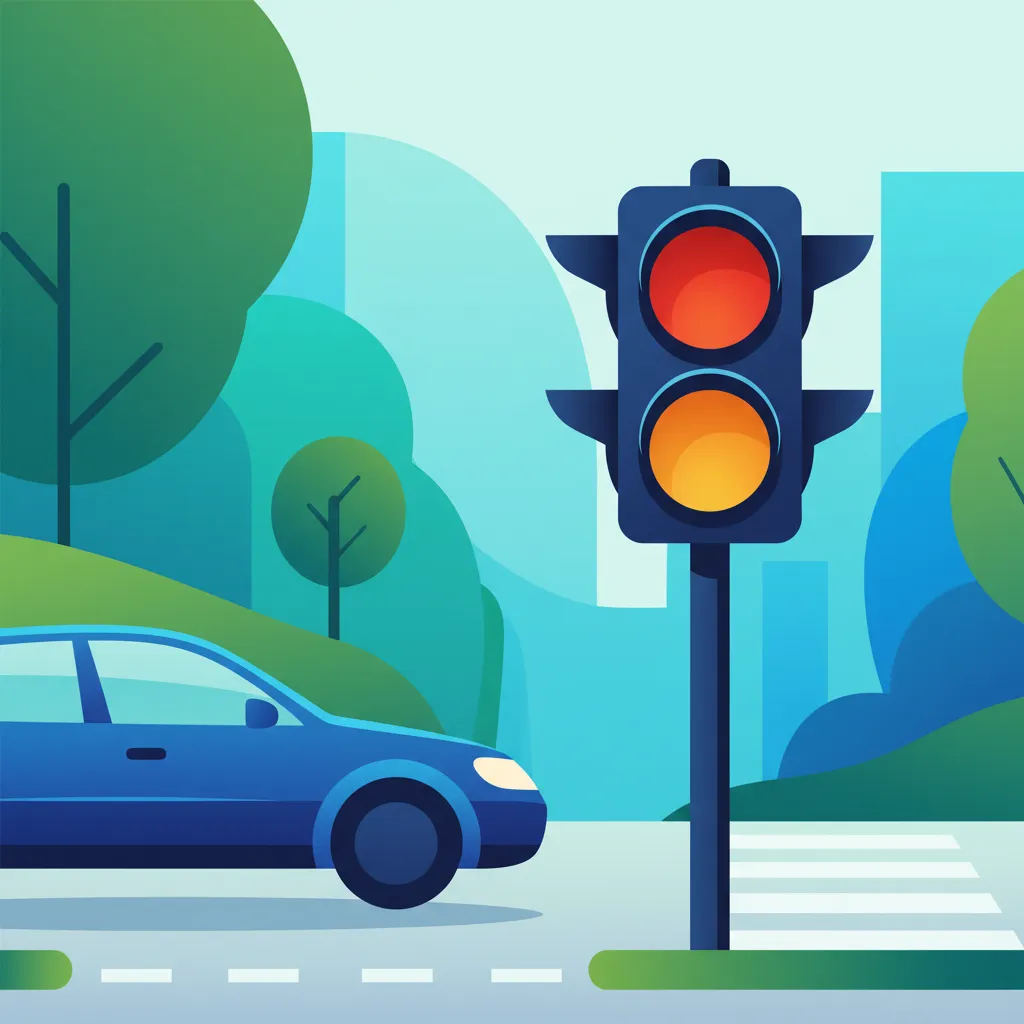 Illustration zum Theoriethema Polnische Ampelsignale