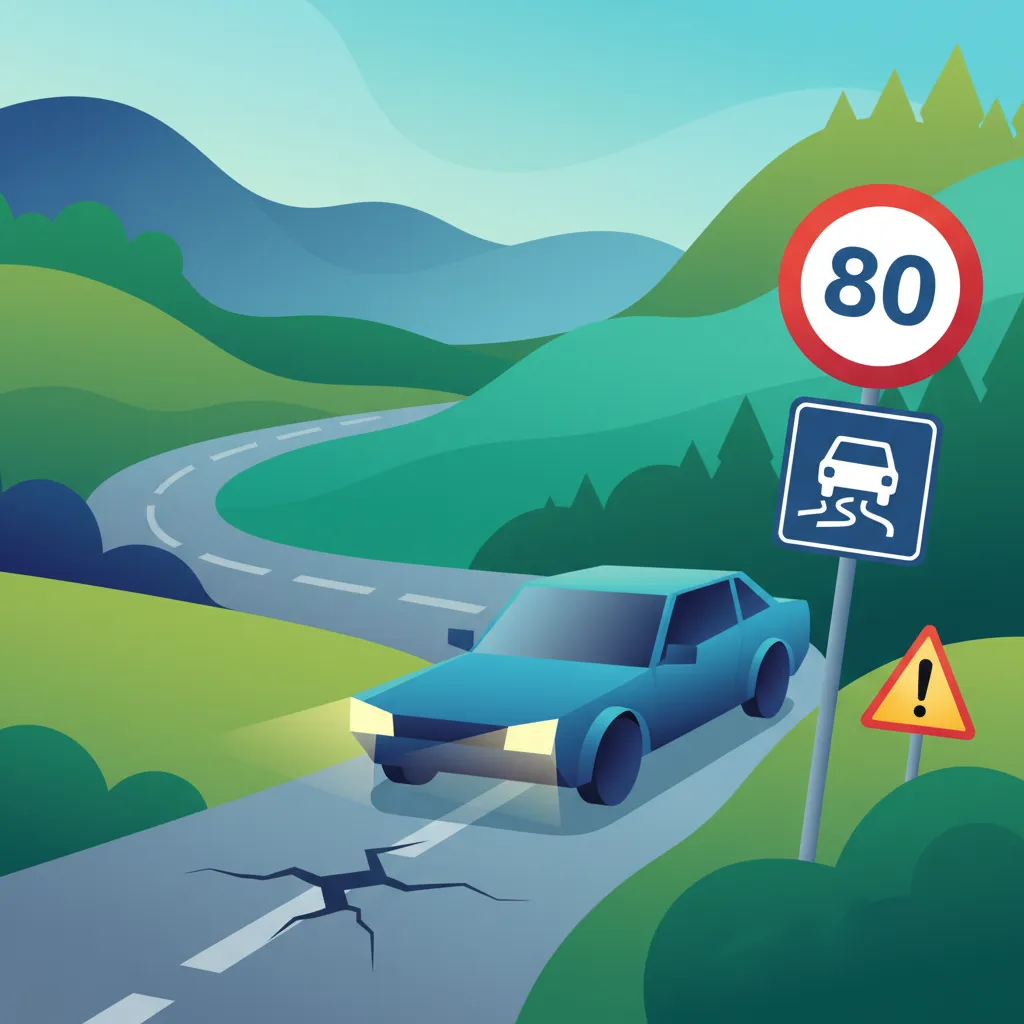 Illustration pour le sujet théorique Limitations de vitesse suédoises