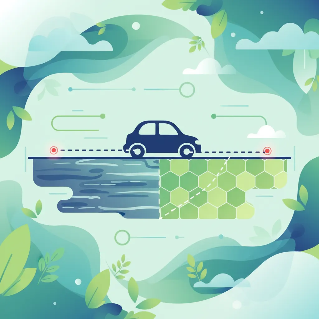 Illustration pour le sujet de théorie du permis Distance de freinage pour les apprenants de Suède