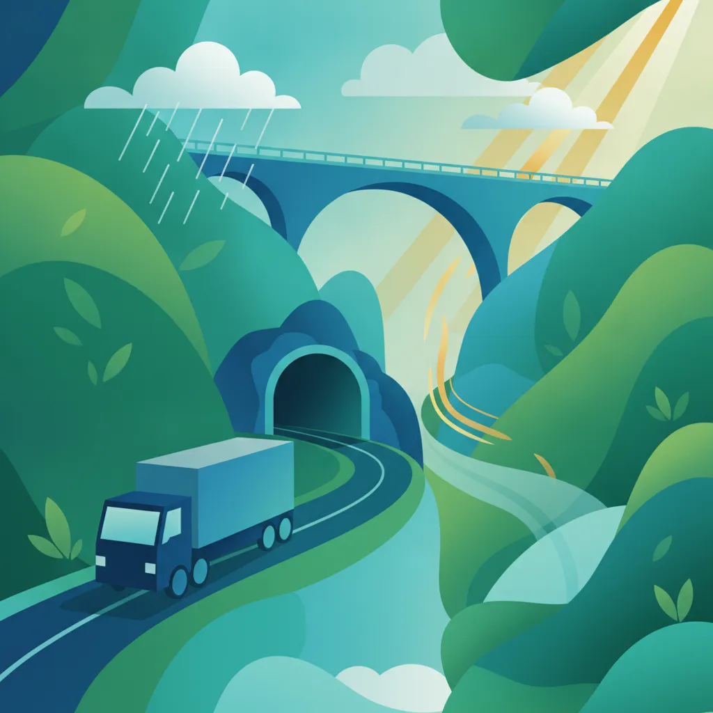 Imagen de la unidad Autopistas, Carreteras Alpinas, Túneles, Puentes, Clima y Planificación de Rutas