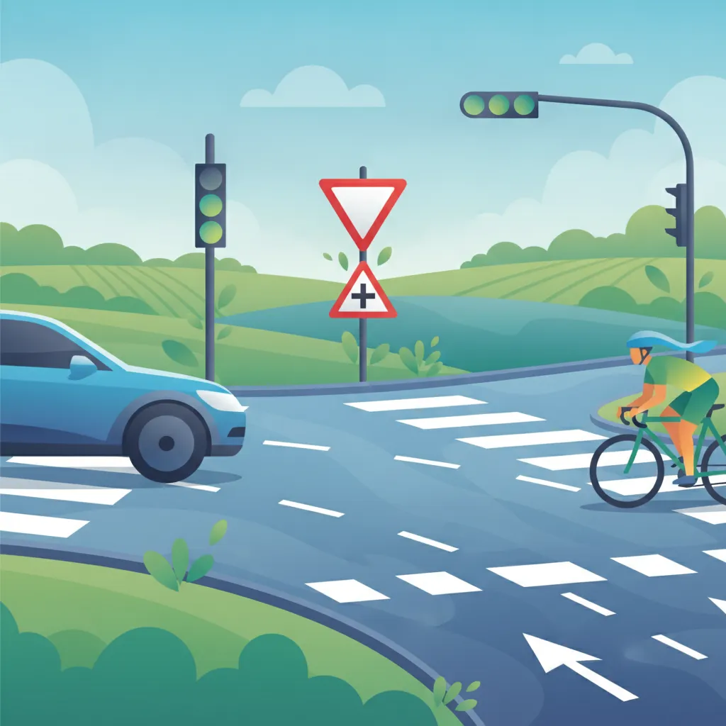 Grundlagen Belgische Verkehrszeichen, Markierungen, Ampeln und Vorfahrt