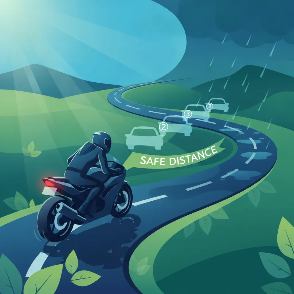 Imagen de la unidad Frenado, Elección de Velocidad, Distancia de Seguimiento y Control de Emergencia