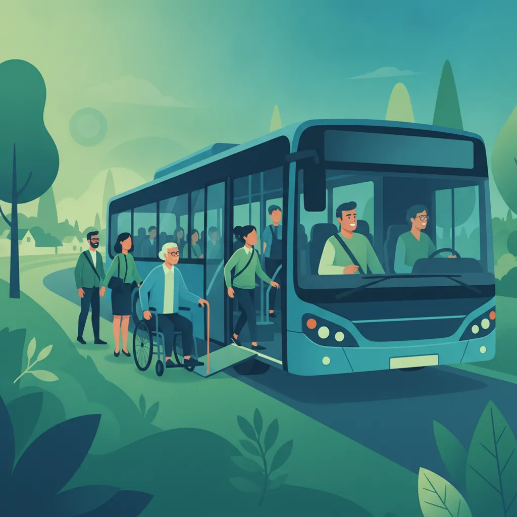 Sanftes Fahren, Fahrgastkomfort, Barrierefreiheit und Kommunikation