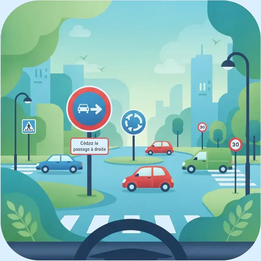Image for the French Traffic Laws and Priority Rules learning unit