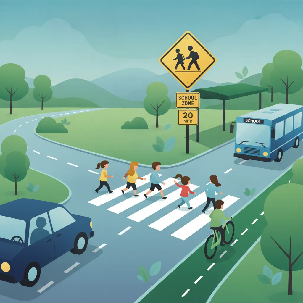 Image de l'unité Usagers vulnérables, piétons, cyclistes et zones scolaires