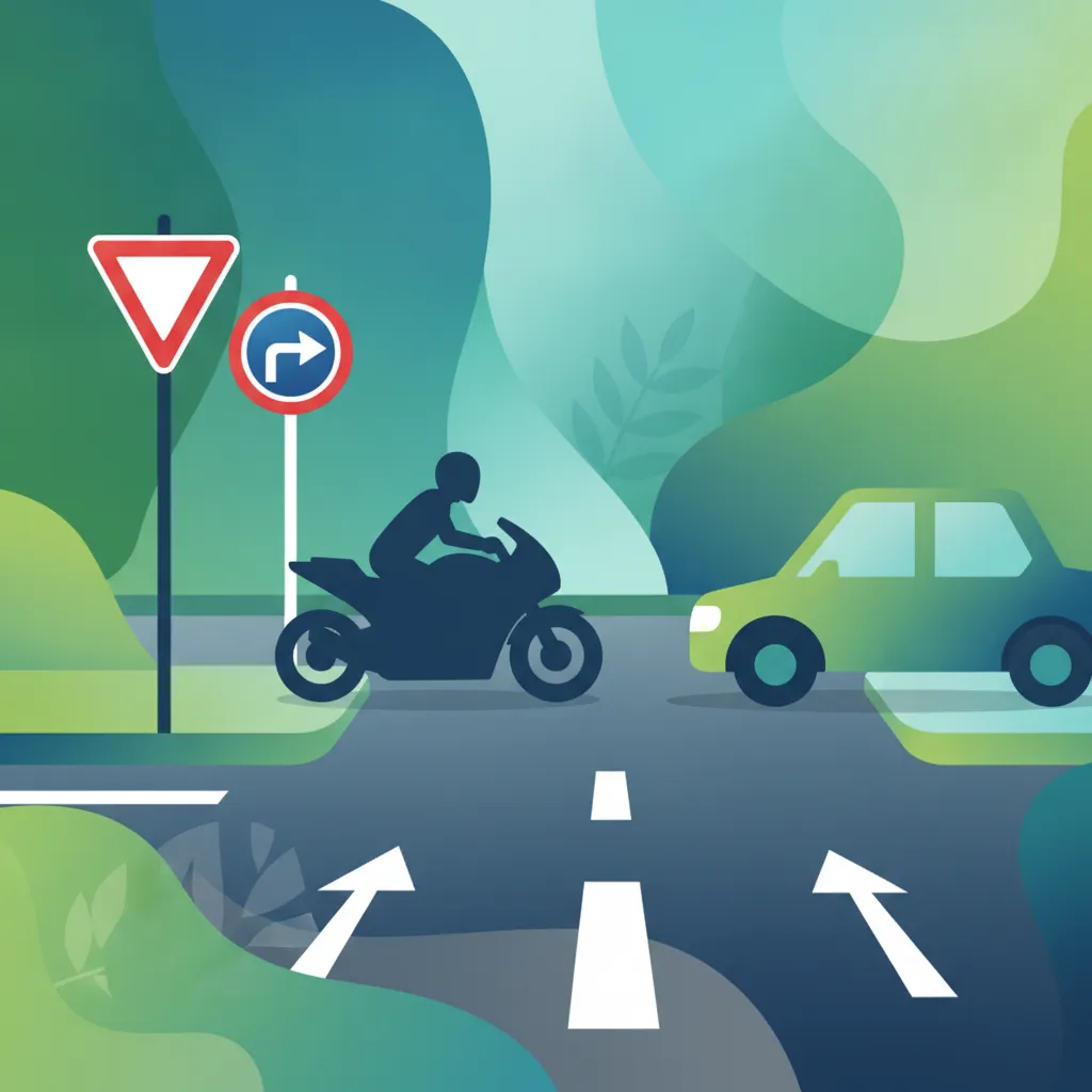 Image de l'unité Panneaux de signalisation, marquages, feux et règles de priorité en France