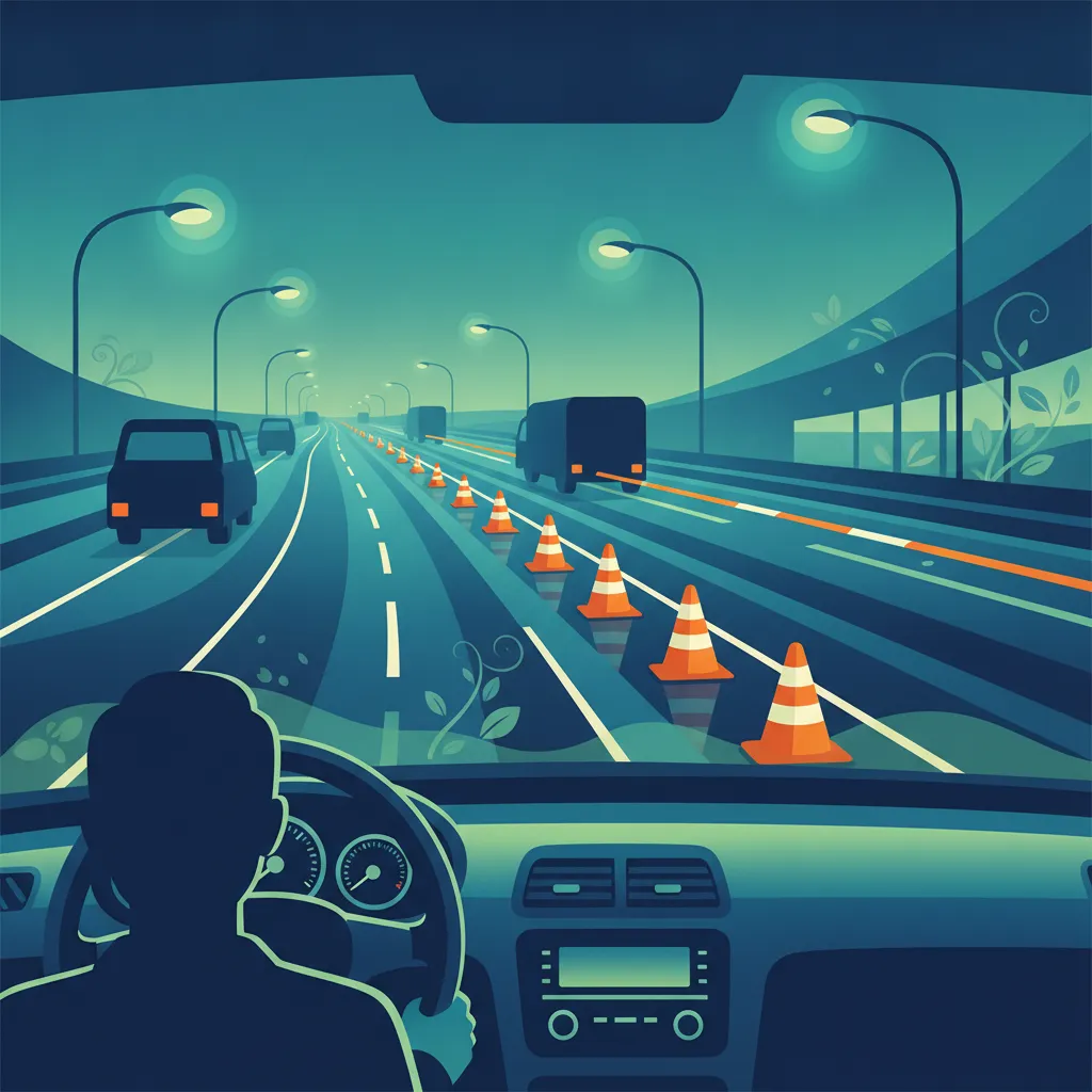 Obraz jednostki Pogoda, jazda w nocy, autostrady, drogi wiejskie i roboty drogowe