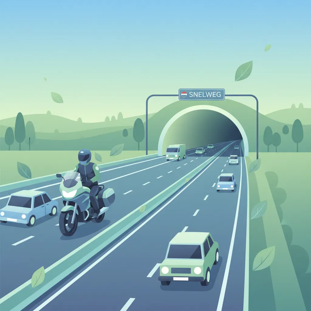 Fahrstrategien auf Autobahnen und in Tunneln-Einheitsbild