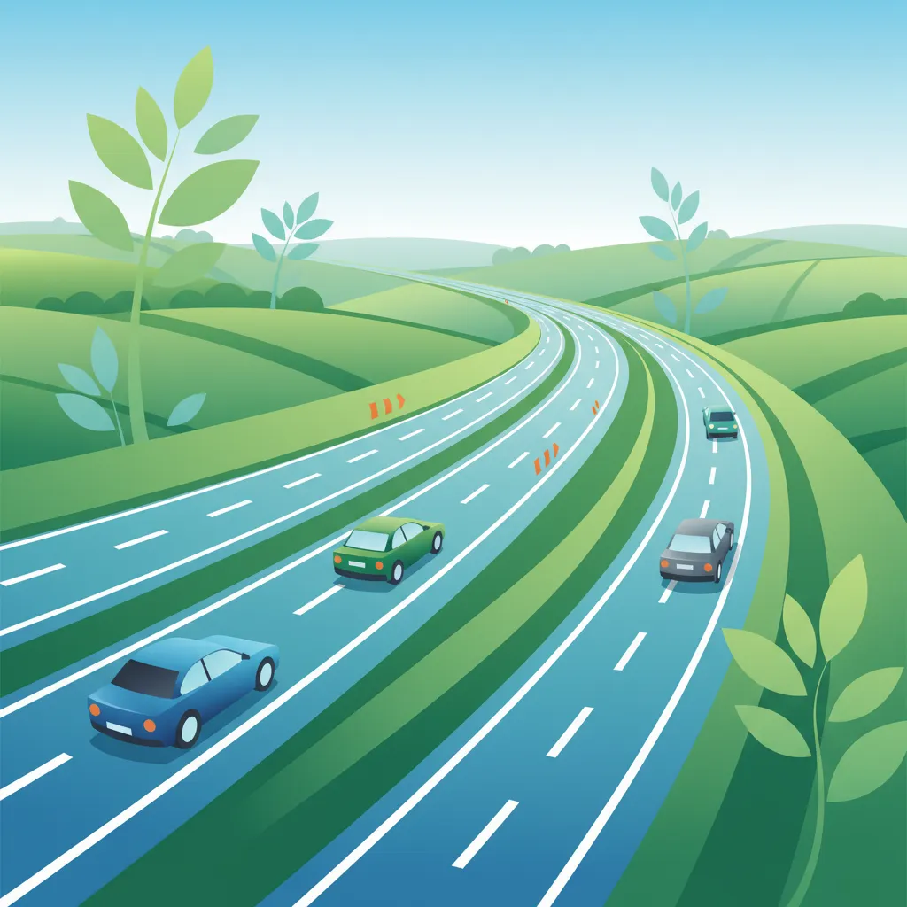 Überholen, Einfädeln und Fahrstreifenwechsel-Einheitsbild