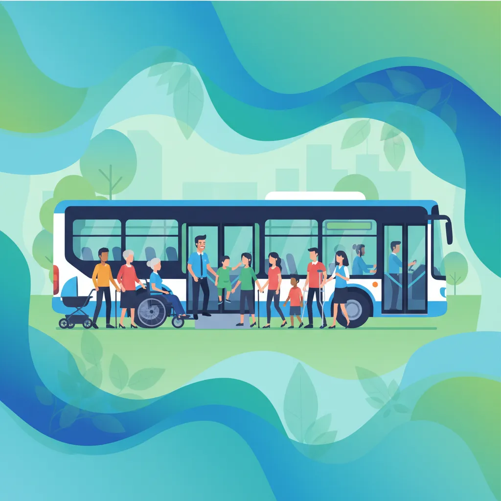 Sicherheit und Komfort der Fahrgäste-Einheitsbild