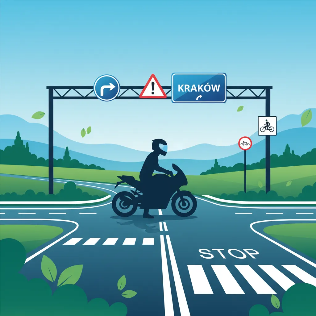 Verkehrszeichen, Fahrbahnmarkierungen und Oberflächenanzeiger